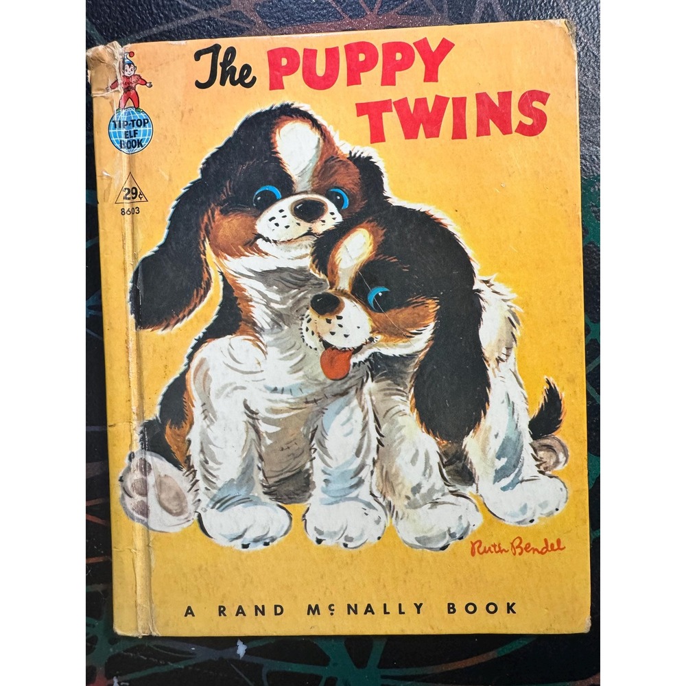 The Puppy‎ Twins Vintage Childrens Book